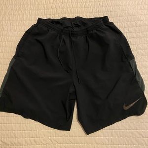 Nike Black DriFit Shorts with Liner, Medium